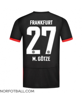 Billige Fotballdrakt Eintracht Frankfurt Mario Gotze #27 Replika Bortedrakt 2024-25 Kortermet